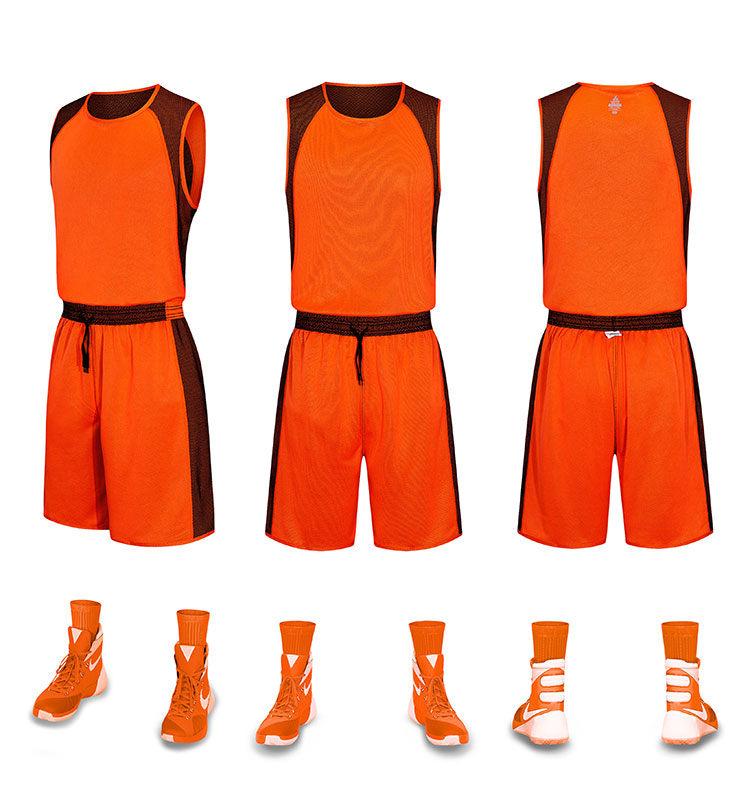 Omkeerbaar basketbalshirt Atletische korte teamuniformen