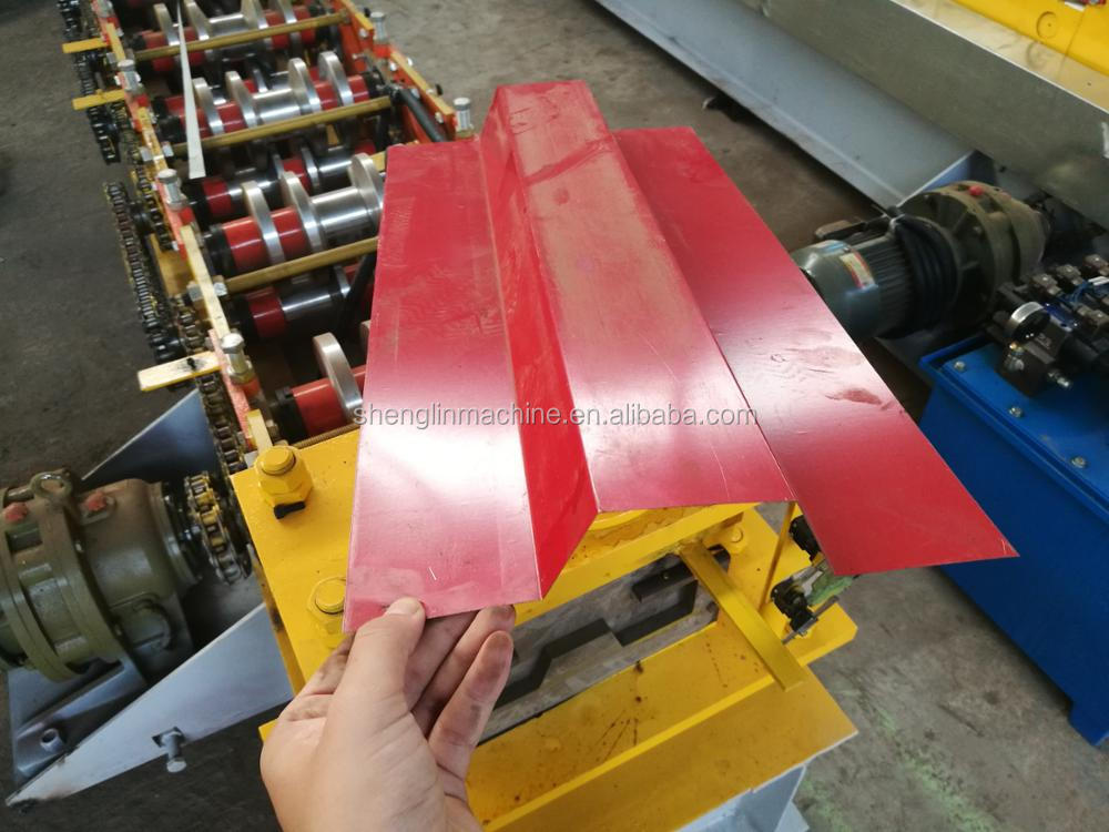 Customized roll forming machine for rain gutters