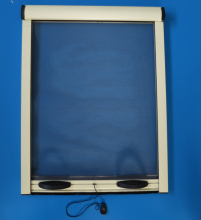 Aluminium roll up screen windows with mosquito net