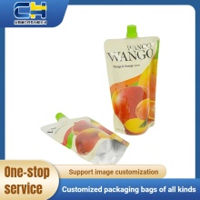 Eco-Friendly Juice Self-Standing Suction Bag Packaging