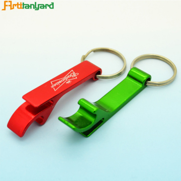 Aluminum Customized Bottle Opener Keychain