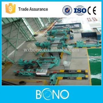 Aluminium coil slitting line machinery