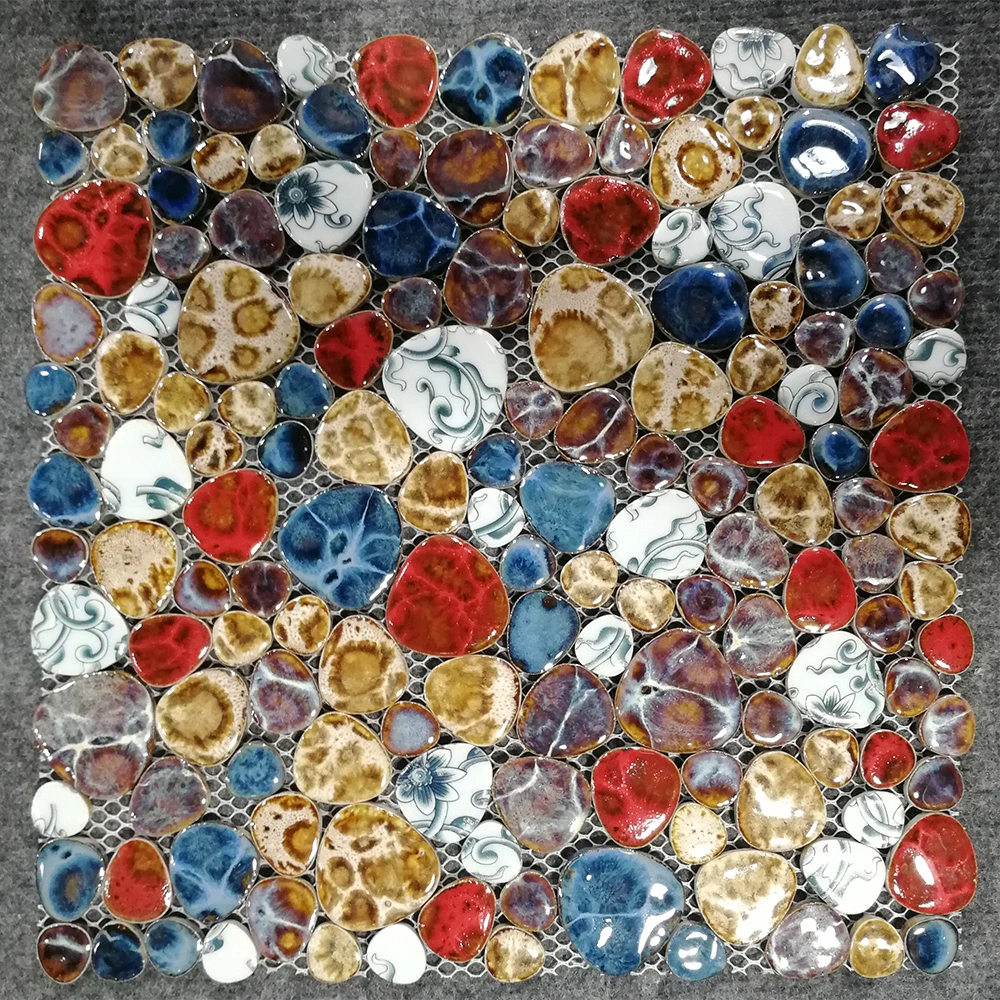 Australia Vintage Style Glazed Ceramic Mosaic Tiles for Craft