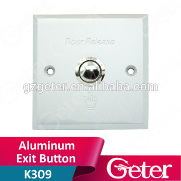 Door metal exit button, exit switch