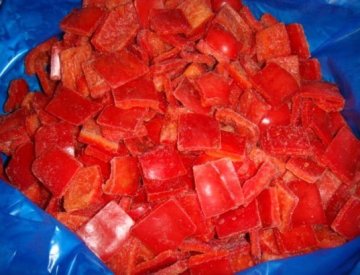 Frozen Red Pepper Dice