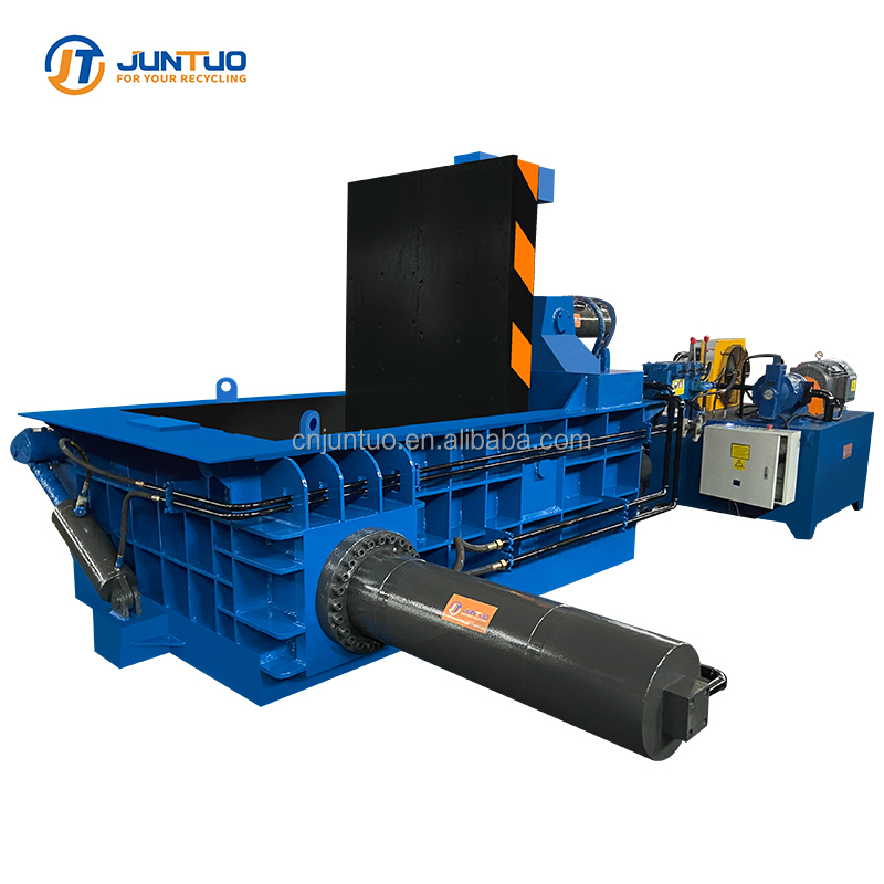 JUNTUO waste car compactor /car metal balling press/ baling press machine