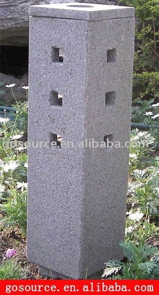 outdoor stone lantern decorative