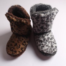 Lady sexy leopard home boots