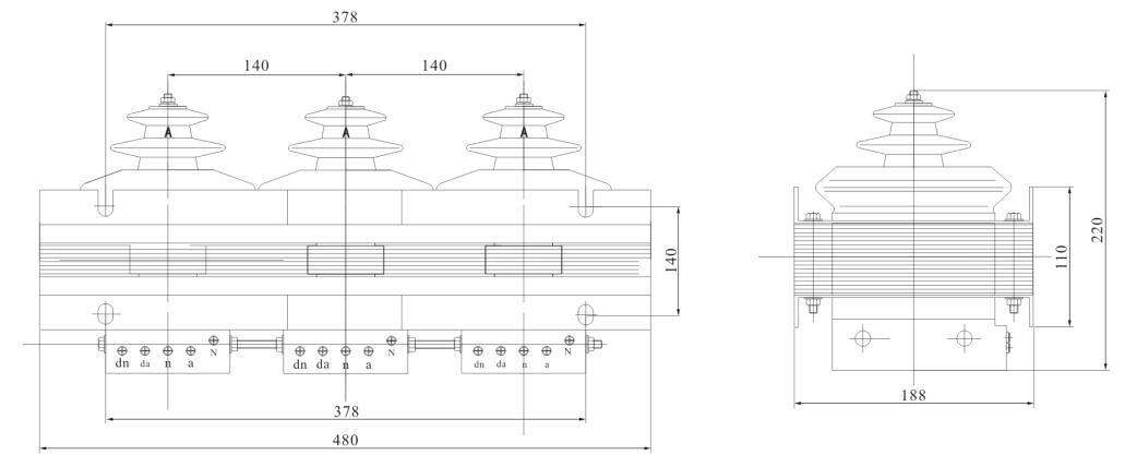 High voltage of 10kV and below 3 phase 3,6,10kV variable transformer