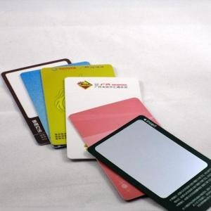 Plastic silver rewritable rfid card