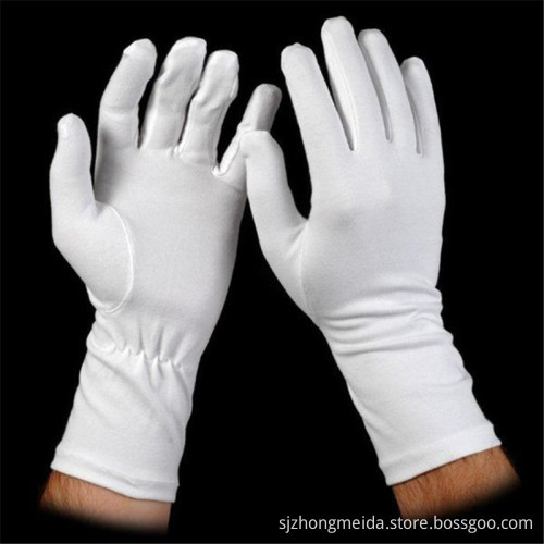New Product Customized Design Cotton Knitted Parade Gloves