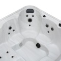 Semi Inground Hot Tub 8 Adults and 3 Baby Outdoor Hot Tub