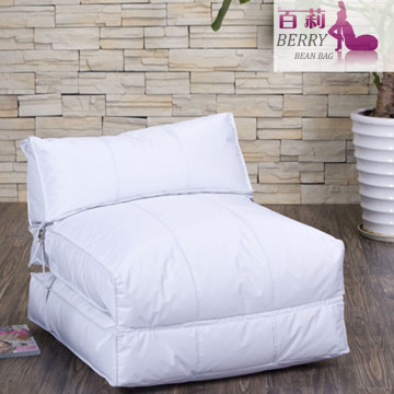 Foldaway bean bag sofa chair