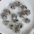 10 * 11 millimetri rotonda discoteca strass cristallo perline sciolti distanziatore perline Charms