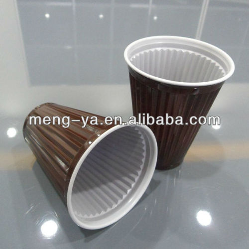 Double Color Disposable Plastic Cup For Drinking