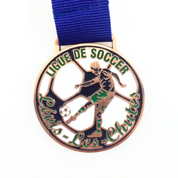 Meilleure médaille d&#39;émail de la Ligue de football personnalisée