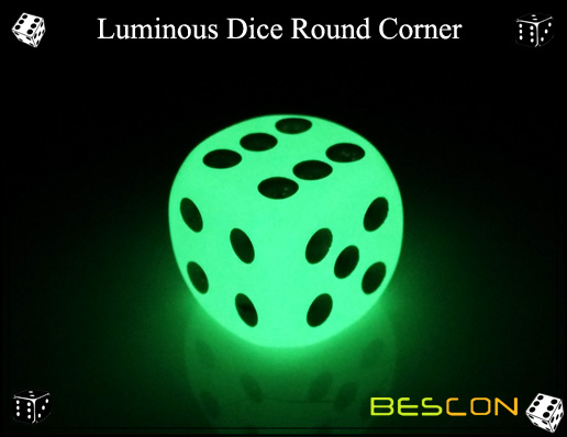 Luminous Dice Round Corner Luminous Dice Round Corner