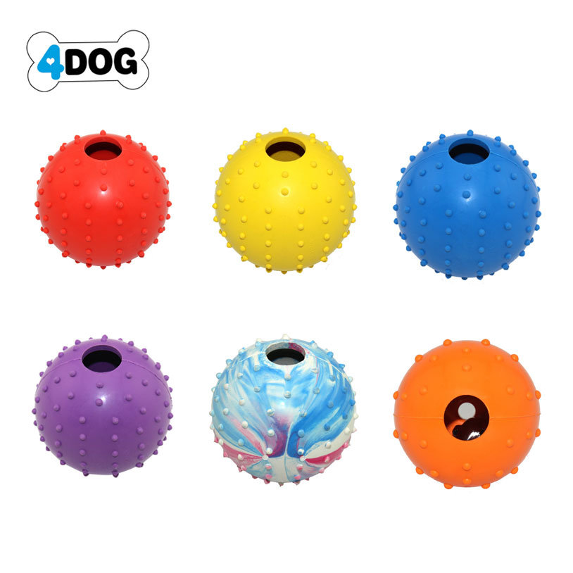 Rubber Ball Dog Toy