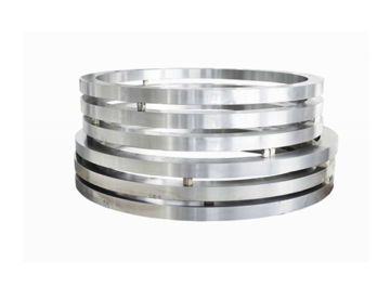 Marine slewing support ring forging