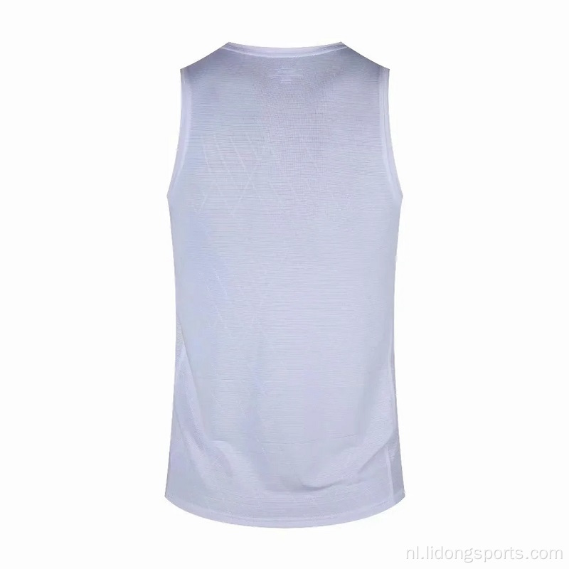 Aangepaste printen Sport Heren Summer Gym Vest