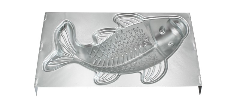 Pan01 de la torta de la aleación de aluminio de la forma del pez 3D 3D Fish Shape Aluminium Alloy Cake Pan01