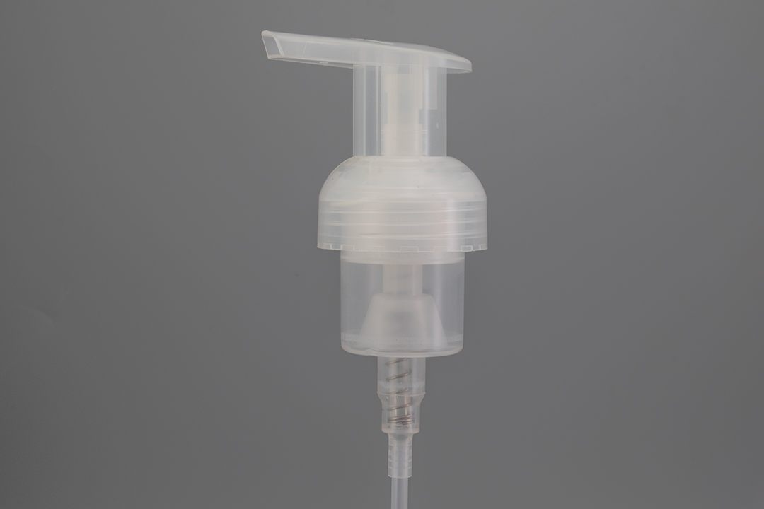 Bơm bọt trong suốt 40mm có khóa xoắn 40mm Clear Foam Pump with Twist Lock