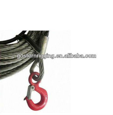 steel wire rope sling with one hook