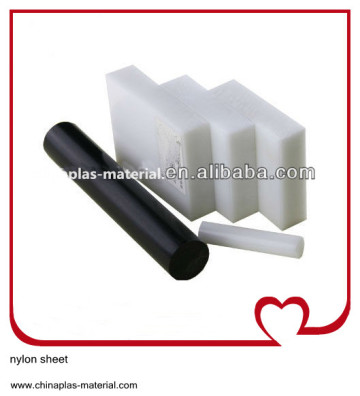 Wear-resistant white nylon sheet