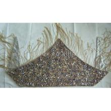 Hand Beaded Triangle Scarves