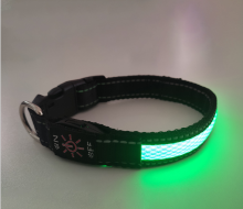 Led mesh pet collar luminous rope anti-loss