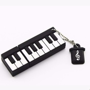 Advertising piano stylish usb flash drive pvc