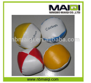 hot selling 2016 PVC leather juggling balls led
