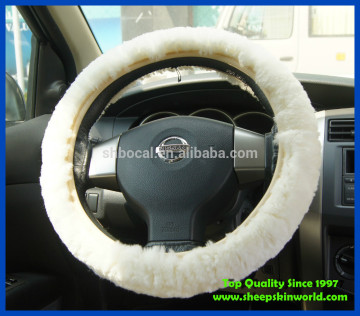 Sheepskin Auto Accessories, steeringwheel cover, safe belt cover
