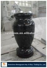 black headstone vases
