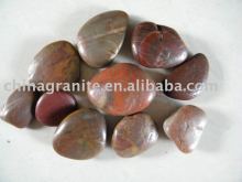 red polished pebble