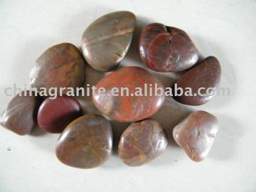 red polished pebble
