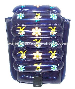 PVC Inflatable Printing Beach Towel Backpack