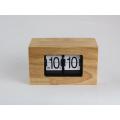 Rectangular Small Size Bamboo Flip Clock