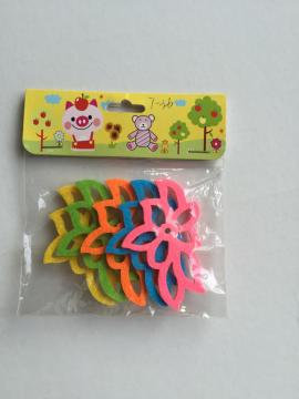 hollow flower shape felt