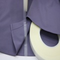 Hot melt adhesive film for non-marking garments