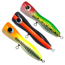 Factory Wholesale Popper Lures - 17cm Wood Lures for Tuna, Bass, Trout