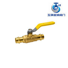 Brass Valve With Yellow Handle