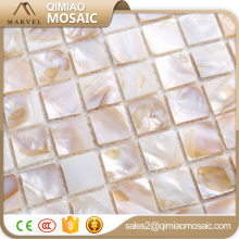 Square Wall Tile Natural Oyster Mother of Pearl Shell Mosaic