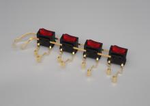 4H Double-Pole Multi-gang integral switch