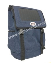 Outdoor solar charging backpack