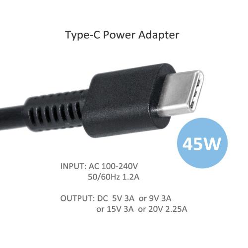 45W Tipe C Laptop Adapter untuk HP