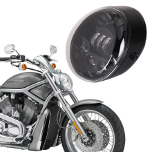 60W LED Motorcycle V-Rod Headlight for Harley Davidson V-Rod LED Oval Headlight