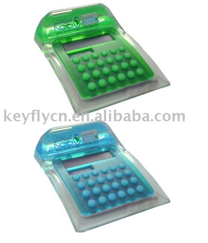 Aqua/Liquid Desk Top Calculator