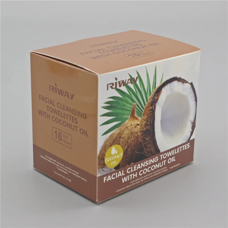 Cosmetic Makeup Remove Private Label Facial Wipes with Coconut Oil