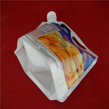 Stand-up spout for ketchup high-end plastic packaging bag